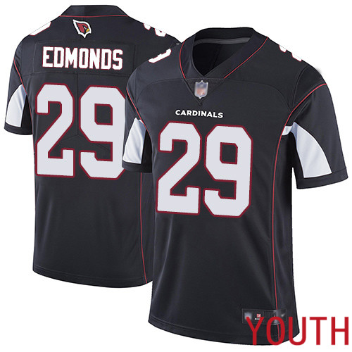 Arizona Cardinals Limited Black Youth Chase Edmonds Alternate Jersey NFL Football #29 Vapor Untouchable->women nfl jersey->Women Jersey